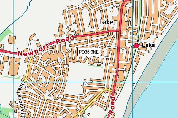 PO36 9NE map - OS VectorMap District (Ordnance Survey) PO36 9NE map - OS VectorMap District (Ordnance Survey)