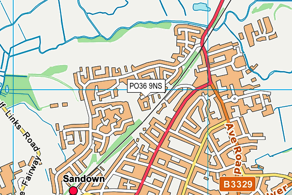 PO36 9NS map - OS VectorMap District (Ordnance Survey) PO36 9NS map - OS VectorMap District (Ordnance Survey)