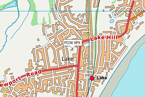 PO36 9PX map - OS VectorMap District (Ordnance Survey) PO36 9PX map - OS VectorMap District (Ordnance Survey)