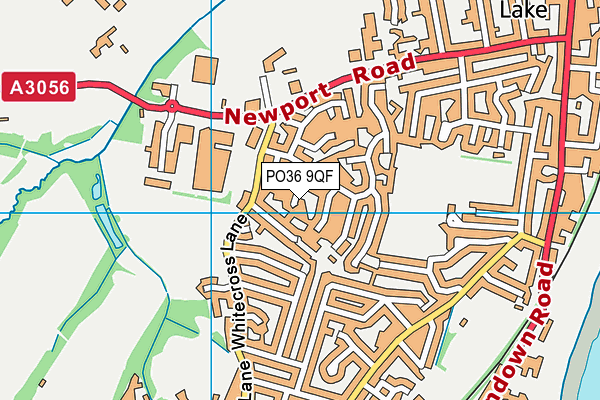 PO36 9QF map - OS VectorMap District (Ordnance Survey) PO36 9QF map - OS VectorMap District (Ordnance Survey)