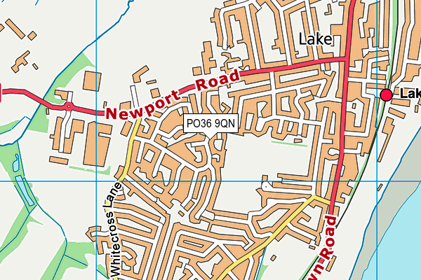 PO36 9QN map - OS VectorMap District (Ordnance Survey) PO36 9QN map - OS VectorMap District (Ordnance Survey)