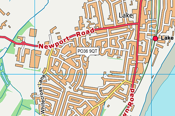 PO36 9QT map - OS VectorMap District (Ordnance Survey) PO36 9QT map - OS VectorMap District (Ordnance Survey)