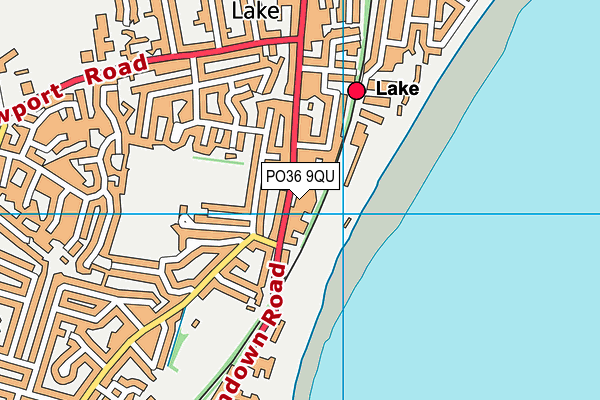 PO36 9QU map - OS VectorMap District (Ordnance Survey) PO36 9QU map - OS VectorMap District (Ordnance Survey)