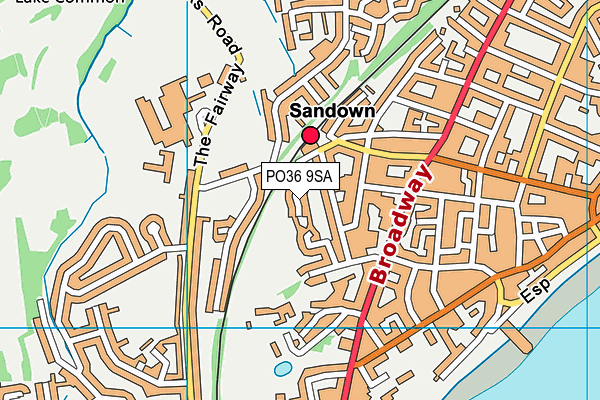 PO36 9SA map - OS VectorMap District (Ordnance Survey) PO36 9SA map - OS VectorMap District (Ordnance Survey)