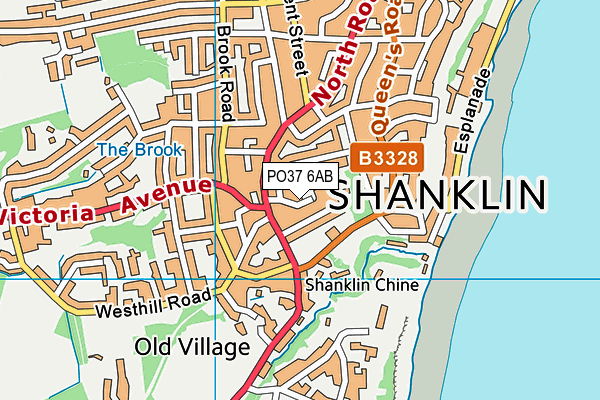 PO37 6AB map - OS VectorMap District (Ordnance Survey) PO37 6AB map - OS VectorMap District (Ordnance Survey)