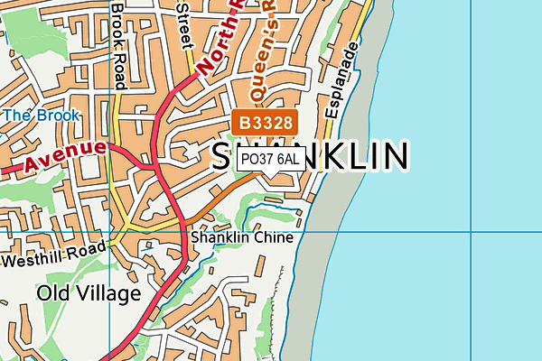 PO37 6AL map - OS VectorMap District (Ordnance Survey) PO37 6AL map - OS VectorMap District (Ordnance Survey)