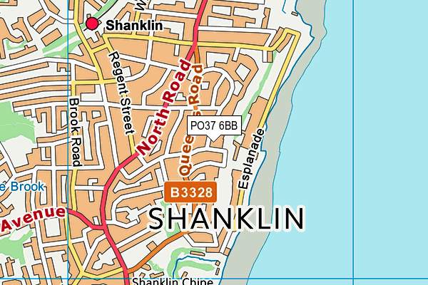 PO37 6BB map - OS VectorMap District (Ordnance Survey) PO37 6BB map - OS VectorMap District (Ordnance Survey)