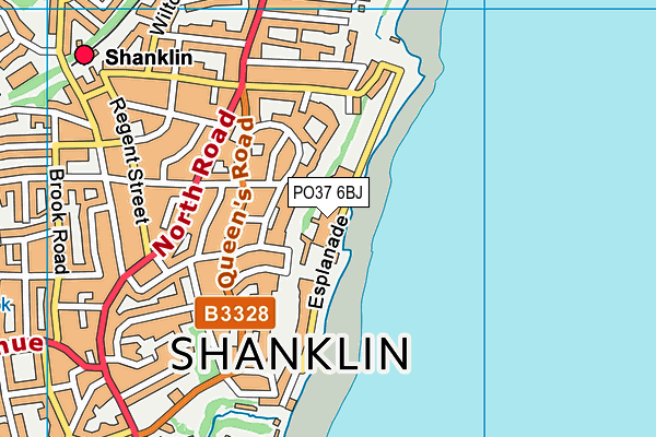 PO37 6BJ map - OS VectorMap District (Ordnance Survey) PO37 6BJ map - OS VectorMap District (Ordnance Survey)