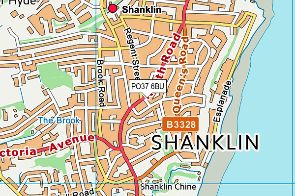 PO37 6BU map - OS VectorMap District (Ordnance Survey) PO37 6BU map - OS VectorMap District (Ordnance Survey)