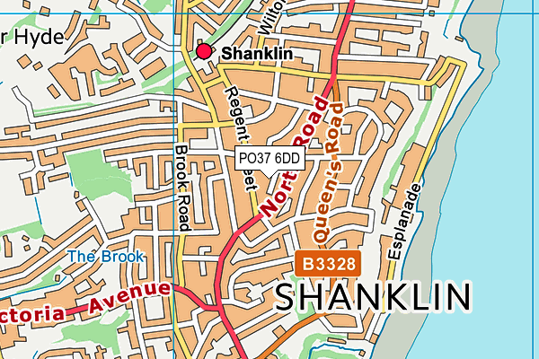 PO37 6DD map - OS VectorMap District (Ordnance Survey) PO37 6DD map - OS VectorMap District (Ordnance Survey)