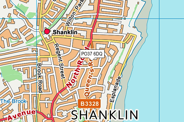 PO37 6DQ map - OS VectorMap District (Ordnance Survey) PO37 6DQ map - OS VectorMap District (Ordnance Survey)