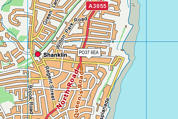 PO37 6EA map - OS VectorMap District (Ordnance Survey) PO37 6EA map - OS VectorMap District (Ordnance Survey)