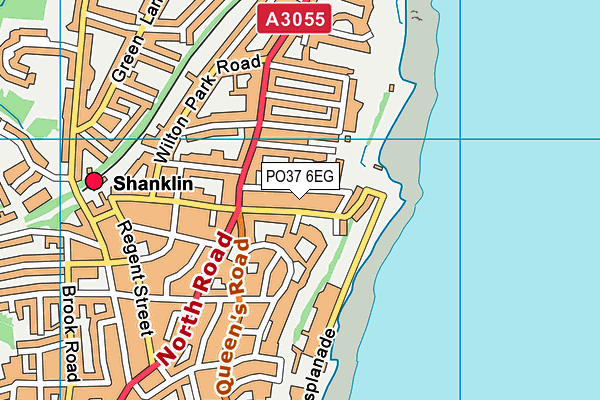 PO37 6EG map - OS VectorMap District (Ordnance Survey) PO37 6EG map - OS VectorMap District (Ordnance Survey)