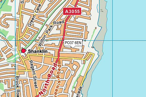 PO37 6EN map - OS VectorMap District (Ordnance Survey) PO37 6EN map - OS VectorMap District (Ordnance Survey)