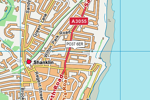 PO37 6ER map - OS VectorMap District (Ordnance Survey) PO37 6ER map - OS VectorMap District (Ordnance Survey)