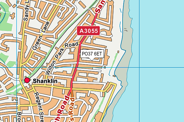 PO37 6ET map - OS VectorMap District (Ordnance Survey) PO37 6ET map - OS VectorMap District (Ordnance Survey)