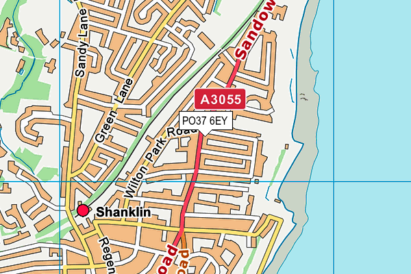 PO37 6EY map - OS VectorMap District (Ordnance Survey) PO37 6EY map - OS VectorMap District (Ordnance Survey)