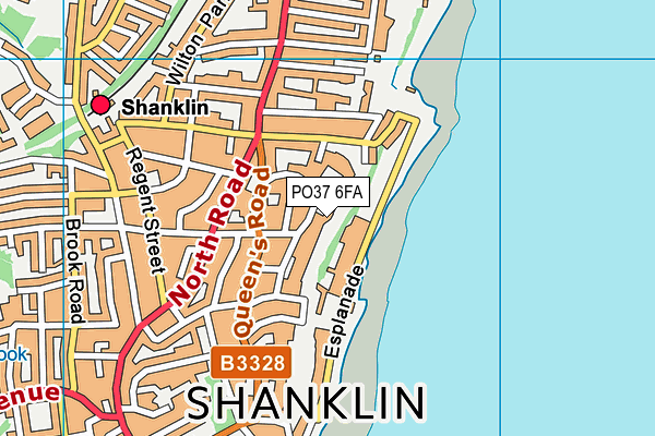 PO37 6FA map - OS VectorMap District (Ordnance Survey) PO37 6FA map - OS VectorMap District (Ordnance Survey)