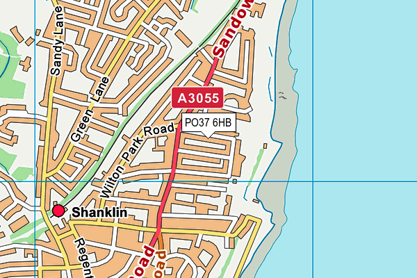 PO37 6HB map - OS VectorMap District (Ordnance Survey) PO37 6HB map - OS VectorMap District (Ordnance Survey)
