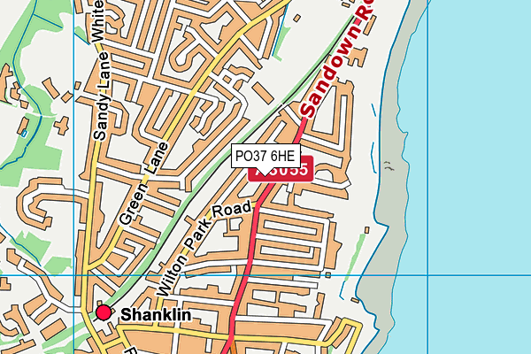PO37 6HE map - OS VectorMap District (Ordnance Survey) PO37 6HE map - OS VectorMap District (Ordnance Survey)