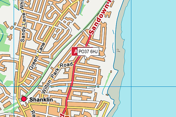 PO37 6HJ map - OS VectorMap District (Ordnance Survey) PO37 6HJ map - OS VectorMap District (Ordnance Survey)