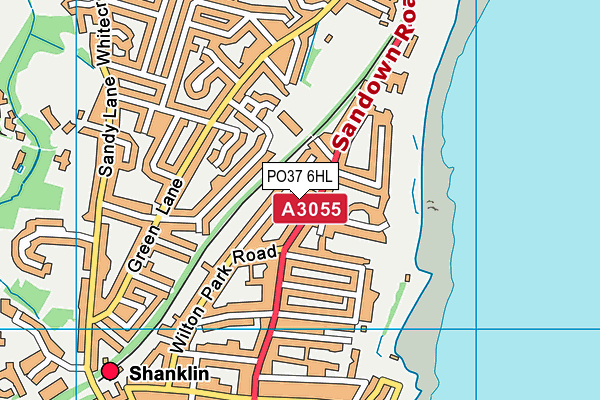PO37 6HL map - OS VectorMap District (Ordnance Survey) PO37 6HL map - OS VectorMap District (Ordnance Survey)