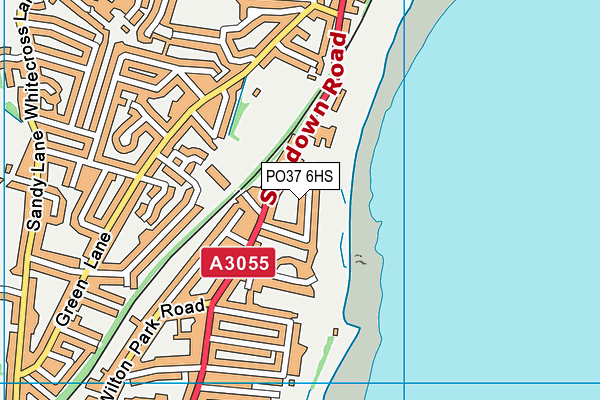 PO37 6HS map - OS VectorMap District (Ordnance Survey) PO37 6HS map - OS VectorMap District (Ordnance Survey)