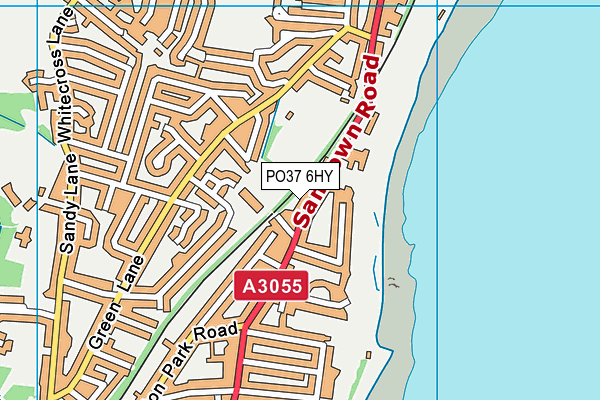 PO37 6HY map - OS VectorMap District (Ordnance Survey) PO37 6HY map - OS VectorMap District (Ordnance Survey)
