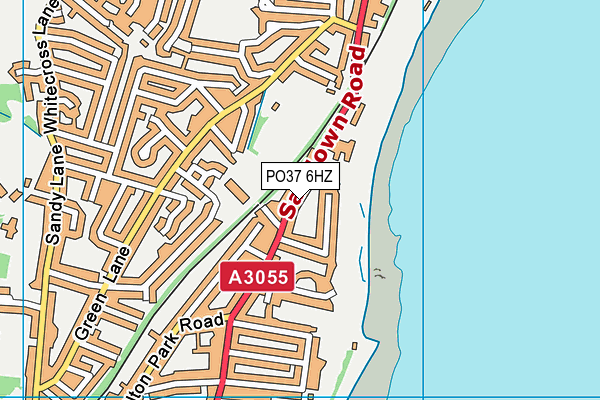 PO37 6HZ map - OS VectorMap District (Ordnance Survey) PO37 6HZ map - OS VectorMap District (Ordnance Survey)