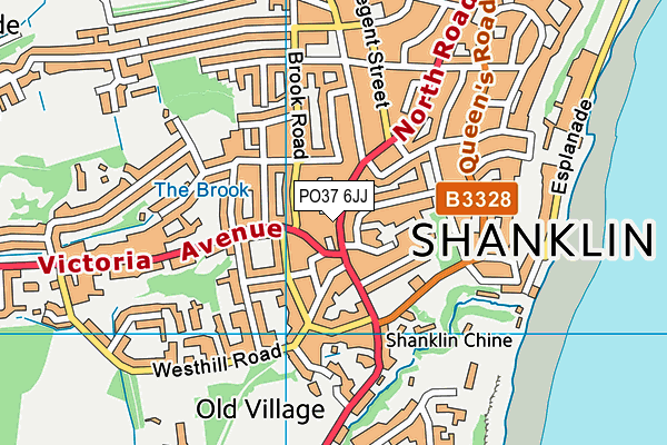PO37 6JJ map - OS VectorMap District (Ordnance Survey) PO37 6JJ map - OS VectorMap District (Ordnance Survey)