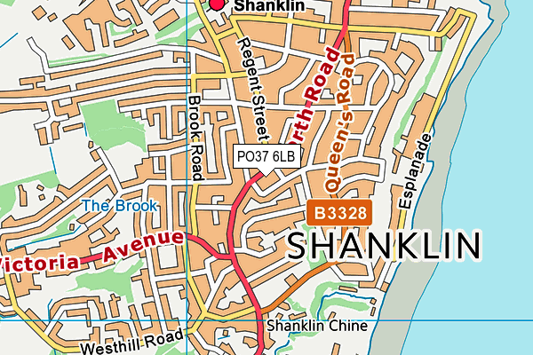 PO37 6LB map - OS VectorMap District (Ordnance Survey) PO37 6LB map - OS VectorMap District (Ordnance Survey)