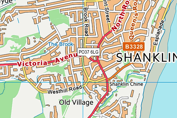 PO37 6LG map - OS VectorMap District (Ordnance Survey) PO37 6LG map - OS VectorMap District (Ordnance Survey)