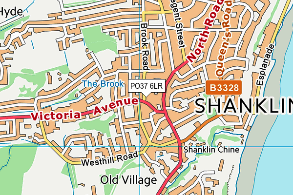PO37 6LR map - OS VectorMap District (Ordnance Survey) PO37 6LR map - OS VectorMap District (Ordnance Survey)