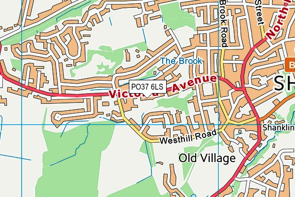PO37 6LS map - OS VectorMap District (Ordnance Survey) PO37 6LS map - OS VectorMap District (Ordnance Survey)