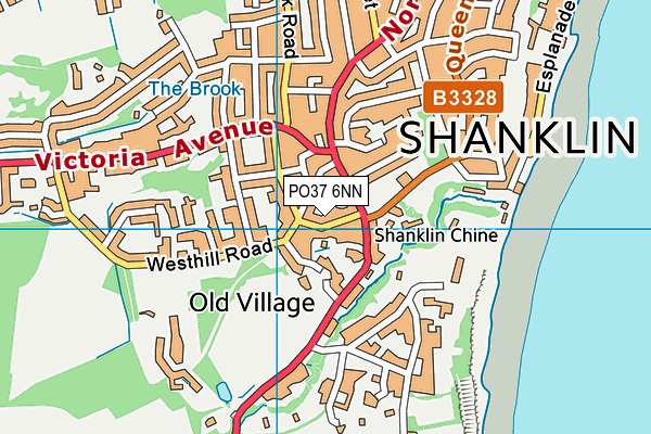 PO37 6NN map - OS VectorMap District (Ordnance Survey) PO37 6NN map - OS VectorMap District (Ordnance Survey)