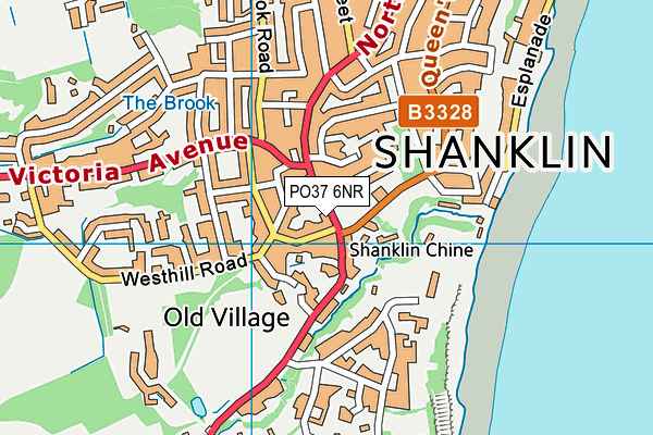 PO37 6NR map - OS VectorMap District (Ordnance Survey) PO37 6NR map - OS VectorMap District (Ordnance Survey)