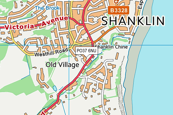 PO37 6NU map - OS VectorMap District (Ordnance Survey) PO37 6NU map - OS VectorMap District (Ordnance Survey)