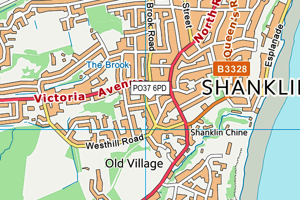 PO37 6PD map - OS VectorMap District (Ordnance Survey) PO37 6PD map - OS VectorMap District (Ordnance Survey)