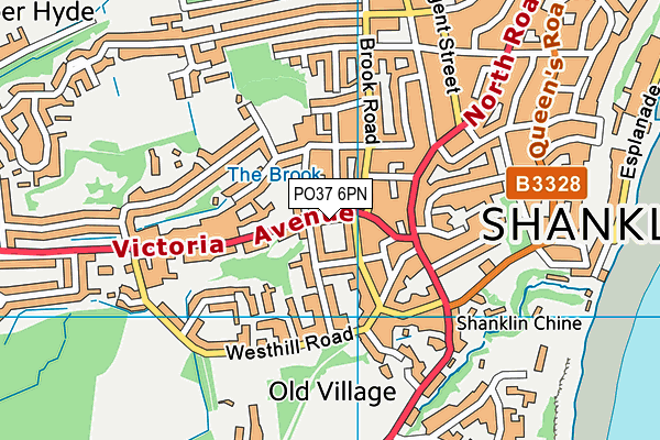 PO37 6PN map - OS VectorMap District (Ordnance Survey) PO37 6PN map - OS VectorMap District (Ordnance Survey)