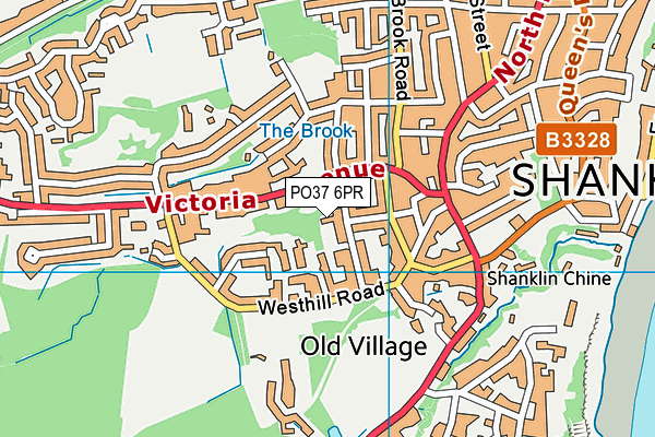 PO37 6PR map - OS VectorMap District (Ordnance Survey) PO37 6PR map - OS VectorMap District (Ordnance Survey)