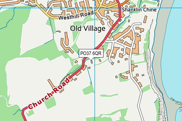 PO37 6QR map - OS VectorMap District (Ordnance Survey) PO37 6QR map - OS VectorMap District (Ordnance Survey)