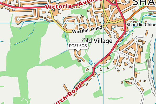 PO37 6QS map - OS VectorMap District (Ordnance Survey) PO37 6QS map - OS VectorMap District (Ordnance Survey)