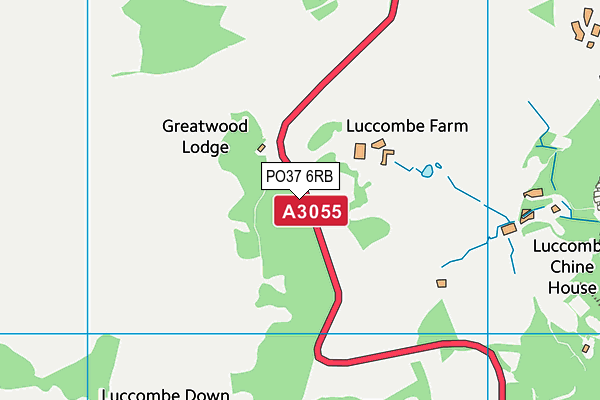 PO37 6RB map - OS VectorMap District (Ordnance Survey) PO37 6RB map - OS VectorMap District (Ordnance Survey)