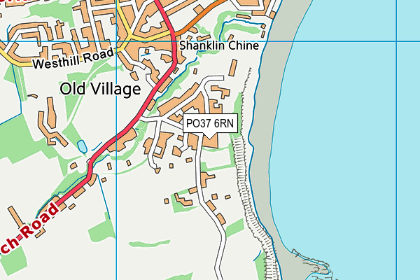PO37 6RN map - OS VectorMap District (Ordnance Survey) PO37 6RN map - OS VectorMap District (Ordnance Survey)
