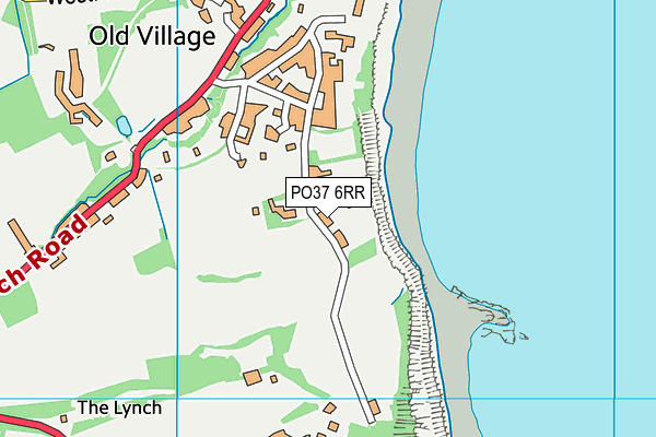 PO37 6RR map - OS VectorMap District (Ordnance Survey) PO37 6RR map - OS VectorMap District (Ordnance Survey)