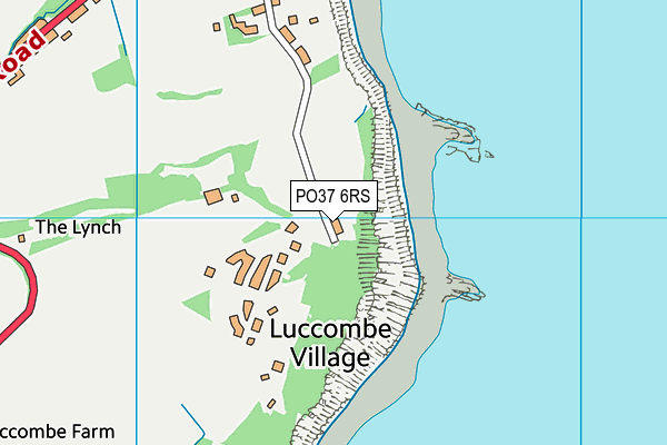 PO37 6RS map - OS VectorMap District (Ordnance Survey) PO37 6RS map - OS VectorMap District (Ordnance Survey)