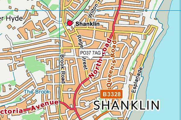 PO37 7AG map - OS VectorMap District (Ordnance Survey) PO37 7AG map - OS VectorMap District (Ordnance Survey)