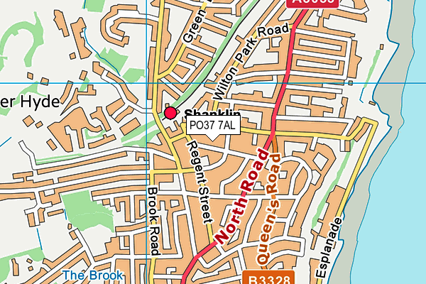 PO37 7AL map - OS VectorMap District (Ordnance Survey) PO37 7AL map - OS VectorMap District (Ordnance Survey)
