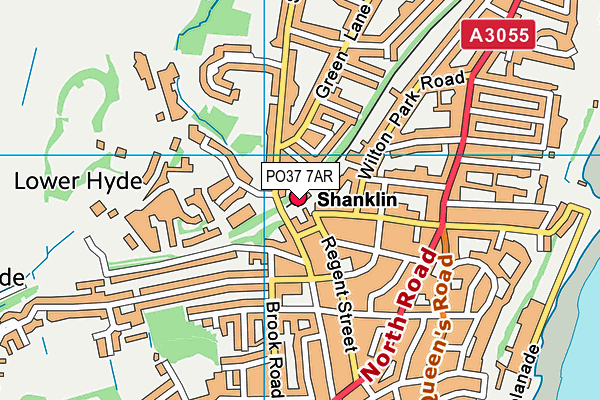 PO37 7AR map - OS VectorMap District (Ordnance Survey) PO37 7AR map - OS VectorMap District (Ordnance Survey)