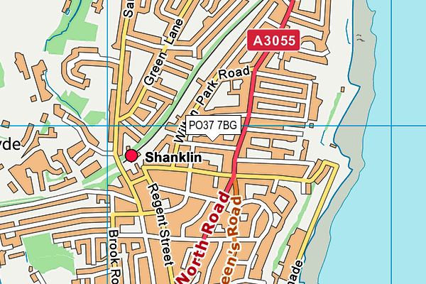 PO37 7BG map - OS VectorMap District (Ordnance Survey) PO37 7BG map - OS VectorMap District (Ordnance Survey)